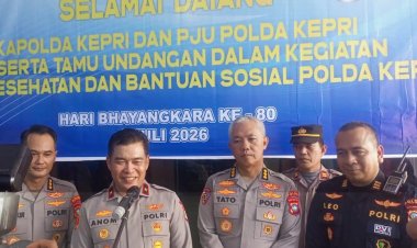 Polda Kepri Layani 650 Warga dalam Bakti Kesehatan dan Bansos Hari Bhayangkara ke-80