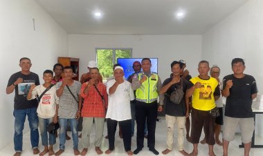Satlantas Polres Lingga Edukasi Pengendara Becak Motor, Wujudkan Keselamatan Berlalu Lintas yang Berbudaya