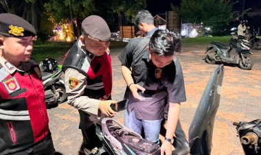 Patroli Cipta Kondisi Polres Lingga Jaga Keamanan Malam, Wujudkan Rasa Aman di Tengah Masyarakat