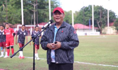 Meriah, Kapolda Kepri Tutup Turnamen Sepak Bola Hari Bhayangkara ke-80, Polresta Barelang Raih Gelar Juara