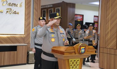 Kapolda Kepri Resmi Pimpin Penyerahan Jabatan Karolog dan Ps. Kayanma