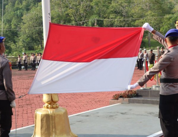 Pancasila Pemersatu Bangsa, Polres Lingga Gelar Upacara Peringatan Hari Lahir Pancasila 2026