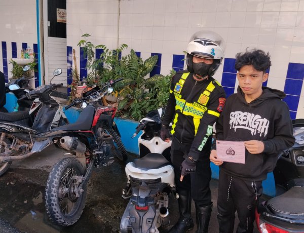 Wujudkan Keselamatan Berkendara, Satlantas Polresta Barelang Gelar Penindakan Terhadap Knalpot Brong dan Pelanggaran Lalu Lintas