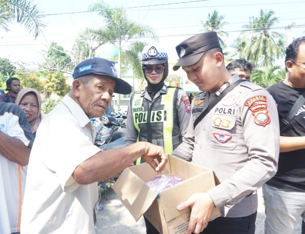 Polres Karimun Kawal Aksi Unjuk Rasa Warga Sawang Secara Humanis