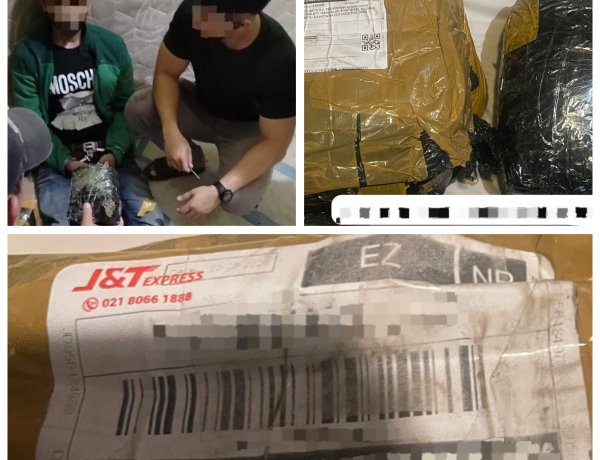 Ditresnarkoba Polda Kepri Gagalkan Pengiriman Ganja dari Aceh ke Batam