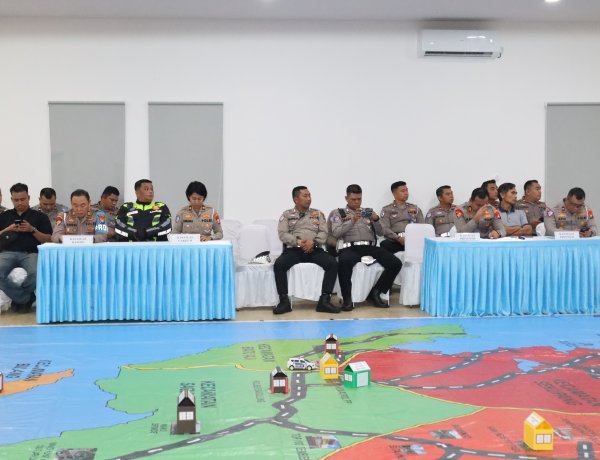 Jelang Operasi Patuh Seligi 2026, Polda Kepri Gelar Latpraops dan Tactical Floor Game
