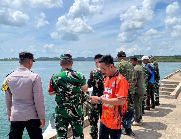 Polres Lingga Amankan Kepulangan Pangkogabwilhan I di Pelabuhan Sungai Tenam