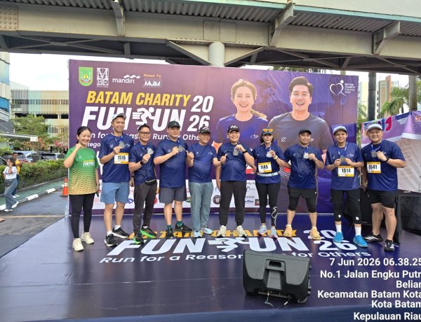 1.500 Pelari Meriahkan Batam Charity Fun Run 2026, Pengamanan Polresta Barelang Berjalan Optimal