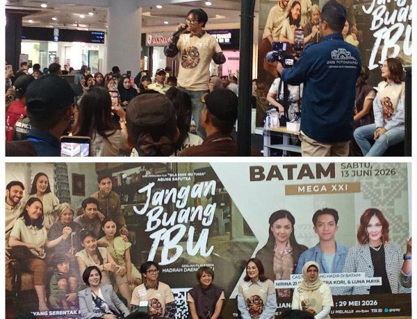 Gala Premiere Film "Jangan Buang Ibu" Disambut Antusias Ribuan Warga Batam