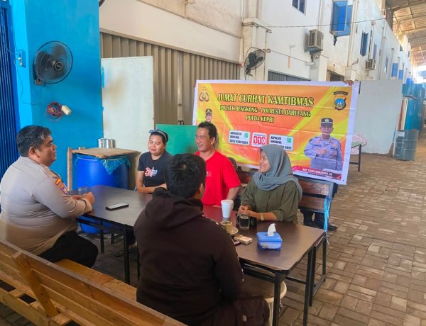 Polsek Bengkong Serap Aspirasi Masyarakat Melalui Program Jumat Curhat
