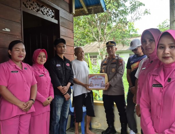 Menyambut Hari Bhayangkara ke-80, Polres Lingga Berbagi untuk Masyarakat