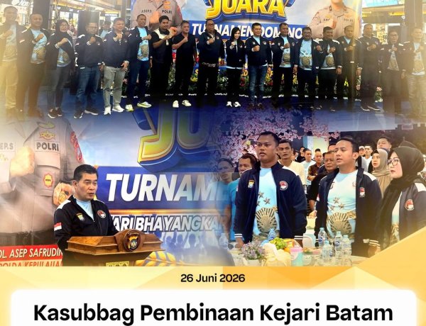 Kejari Batam Hadiri Penutupan Turnamen Domino Kapolda Kepri Cup 2026