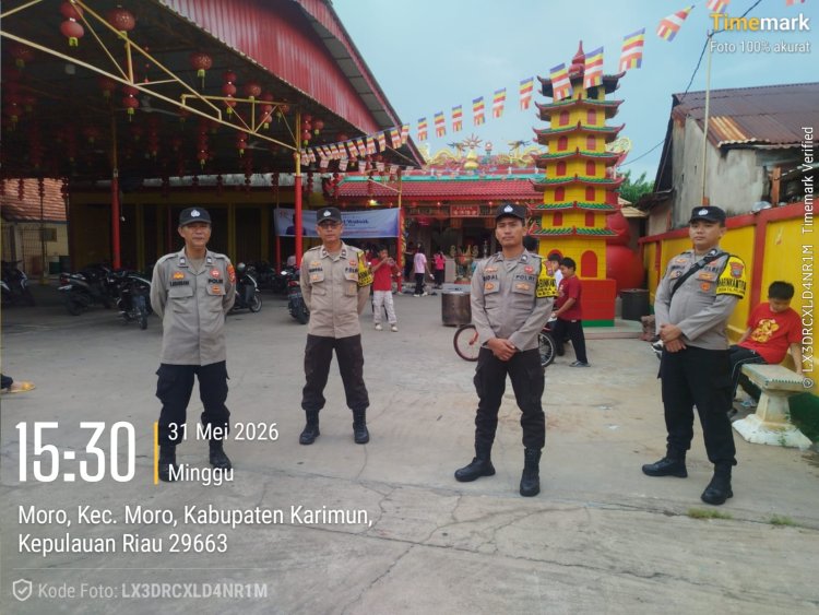 Polres Karimun Amankan Tempat Ibadah dan Objek Wisata Saat Idul Adha, Waisak dan Libur Panjang