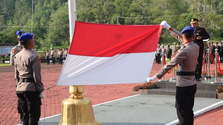 Pancasila Pemersatu Bangsa, Polres Lingga Gelar Upacara Peringatan Hari Lahir Pancasila 2026