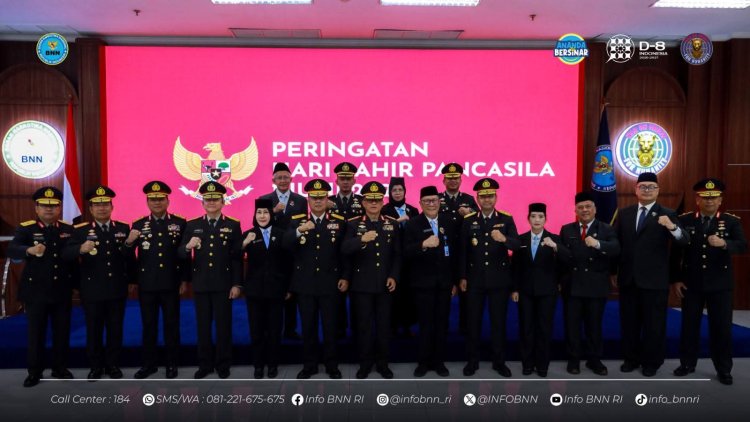 BNN Peringati Hari Lahir Pancasila 2026, Teguhkan Komitmen Menjaga Persatuan dan Perdamaian