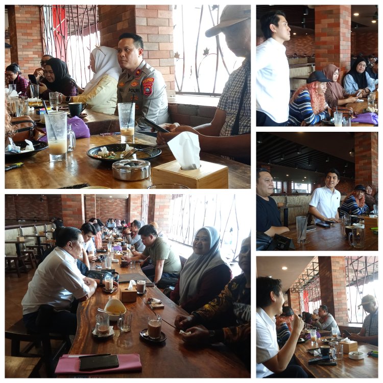 Kapolsek Batu Ampar Gelar Coffee Morning Bersama Insan Pers, Perkenalkan Kanit Reskrim Baru