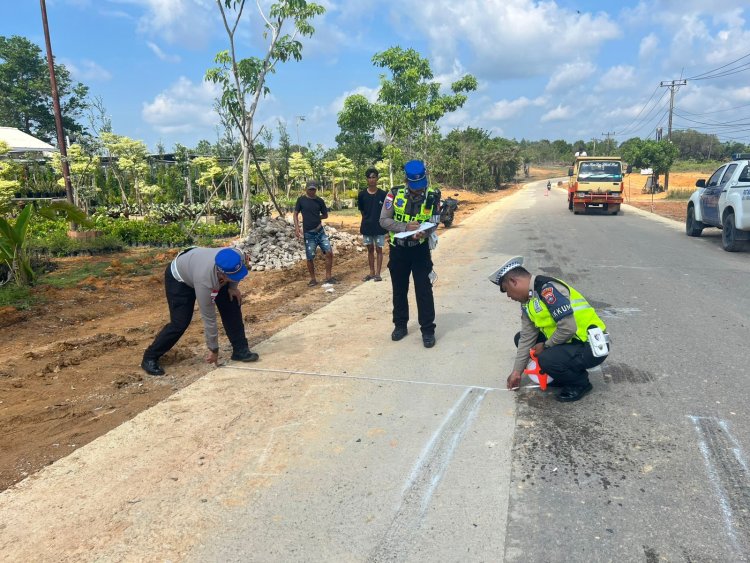 Diduga Kurang Konsentrasi, Pengendara Jupiter Z Tewas dalam Kecelakaan dengan Truk di Teluk Sebong Bintan