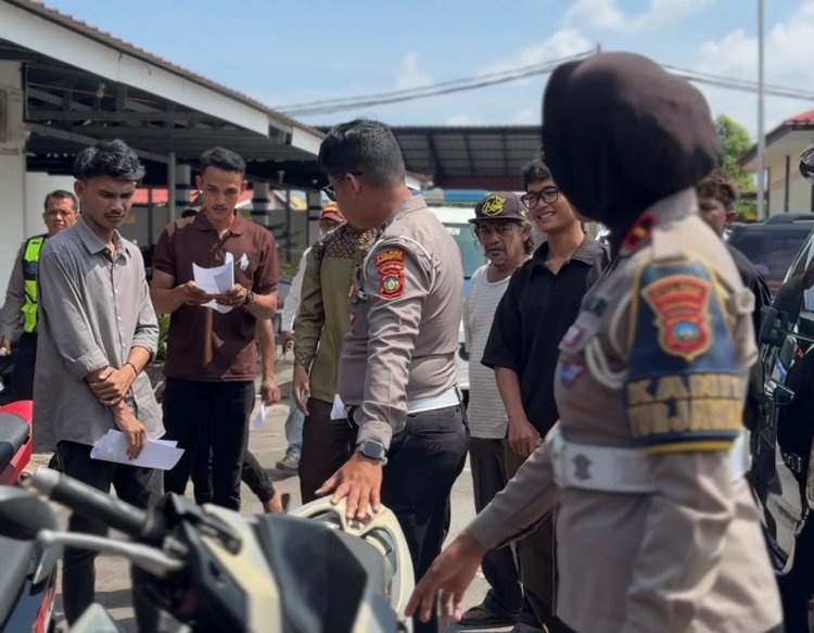 Satlantas Polres Karimun Panggil Orang Tua, Knalpot Brong Ditertibkan Lewat Pendekatan Persuasif