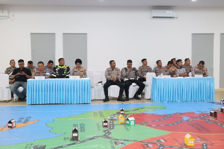 Jelang Operasi Patuh Seligi 2026, Polda Kepri Gelar Latpraops dan Tactical Floor Game