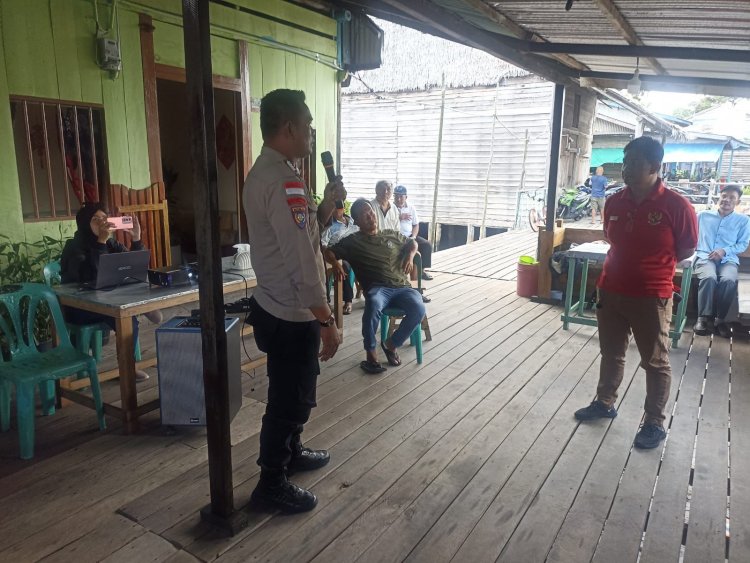 Polsek Daik Lingga Dukung Musyawarah Pembangunan Infrastruktur Kelurahan Pancur