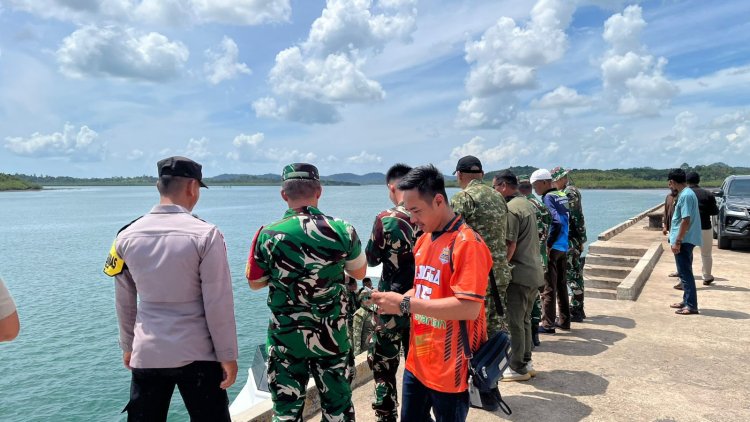 Polres Lingga Amankan Kepulangan Pangkogabwilhan I di Pelabuhan Sungai Tenam