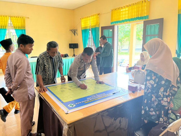 Polres Lingga Dukung Sinergi Lintas Sektor Tingkatkan Pelayanan Kesehatan