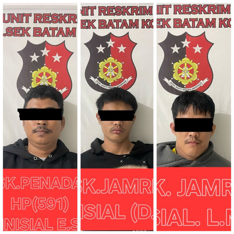 Kurang dari 24 Jam, Polisi Ringkus Tiga Pelaku Pencurian Handphone Berkat Laporan 110
