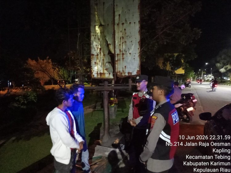 Patroli Dialogis Polsek Meral Jaga Kamtibmas Tetap Kondusif