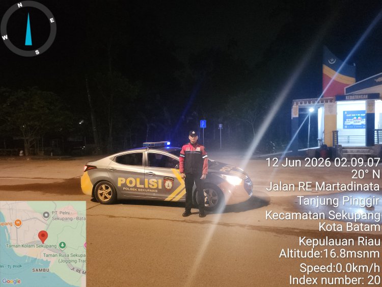 Tim Batara Biru Sisir Titik Rawan di Sekupang, Cegah Balap Liar dan Gangguan Kamtibmas
