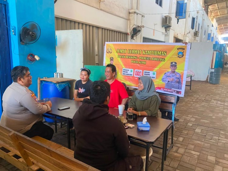 Polsek Bengkong Serap Aspirasi Masyarakat Melalui Program Jumat Curhat