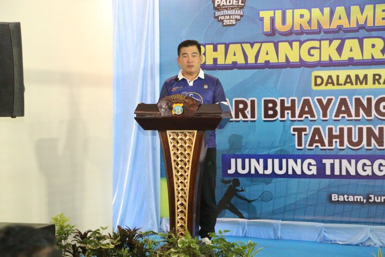 Wakapolda Kepri Resmi Buka Turnamen Padel Dalam Rangka HUT Bhayangkara Ke-80 Polda Kepri