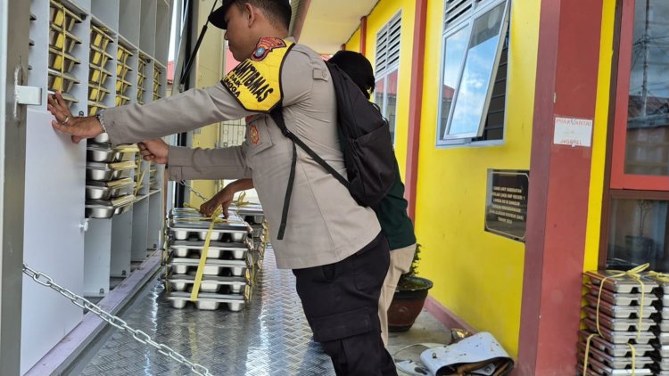 Wujud Kepedulian Polri, SPPG YKB Polres Lingga Distribusikan 1.290 Porsi Makanan Bergizi Gratis