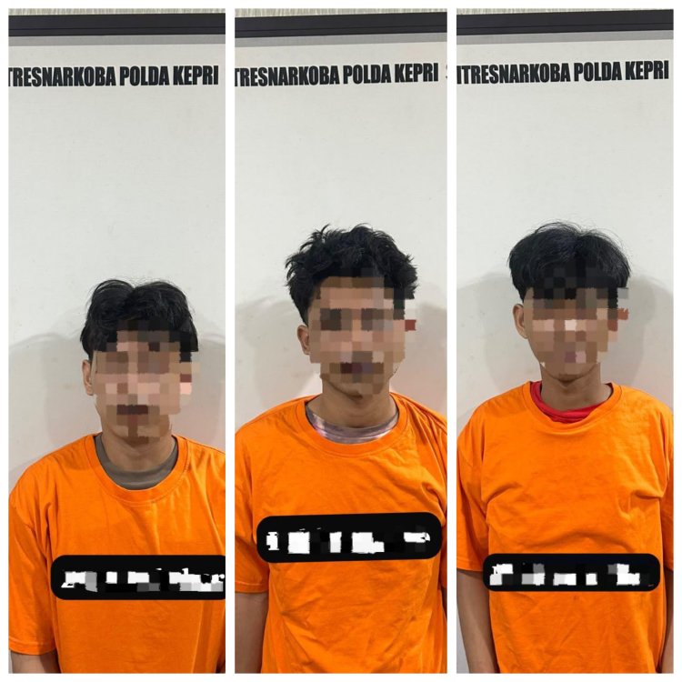 Ditresnarkoba Polda Kepri Bongkar Dua Jaringan Narkoba, Sita 200 Gram Sabu dan 5 Kilogram Ganja