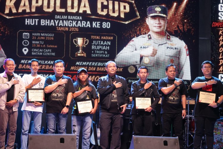 Sembilan Band Terbaik Meriahkan Gigs Band dan Moshing Competition Kapolda Cup 2026 di Batam