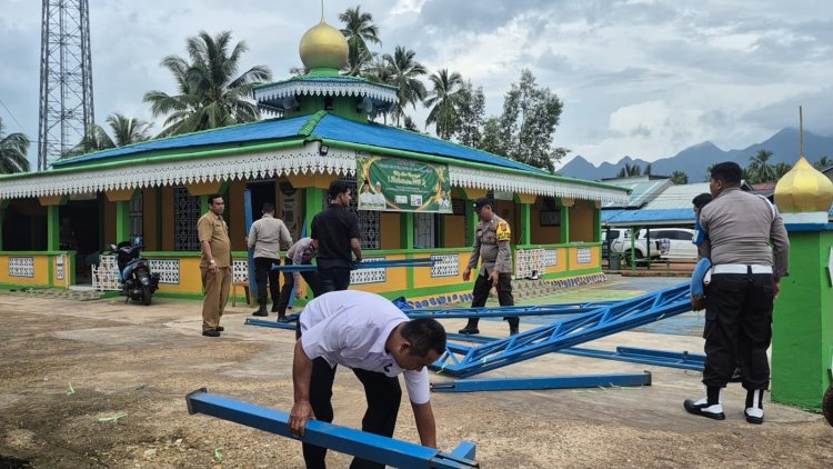 Melalui Bakti Religi, Polsek Daik Lingga Gelorakan Semangat Hari Bhayangkara Ke-80