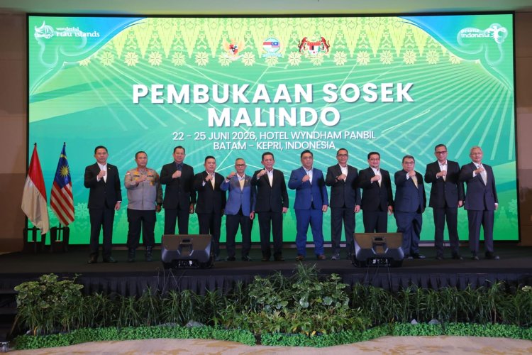 SOSEK MALINDO ke-22 Resmi Dibuka di Batam, Kapolda Kepri Dukung Sinergi Kawasan Perbatasan