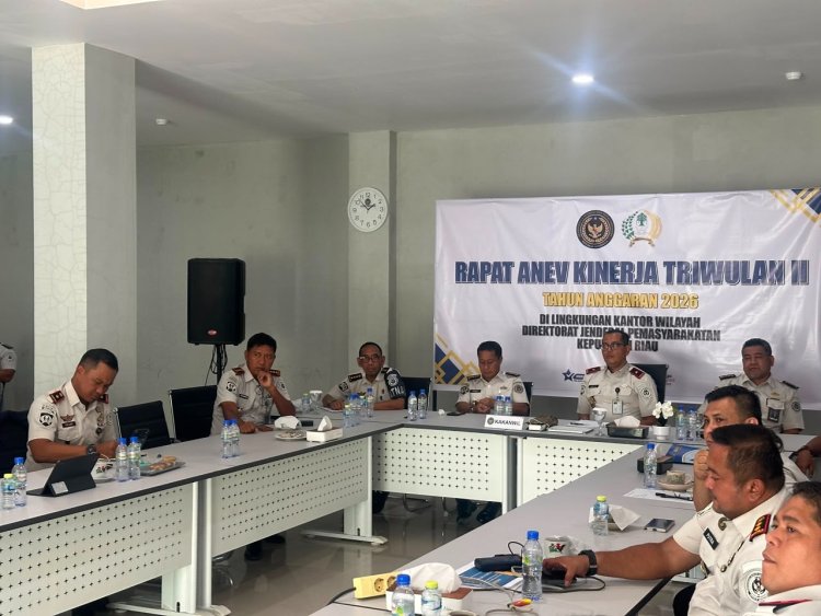 Karutan Batam Paparkan Capaian Kinerja dan Inovasi Layanan pada Rapat Anev Triwulan II Tahun 2026