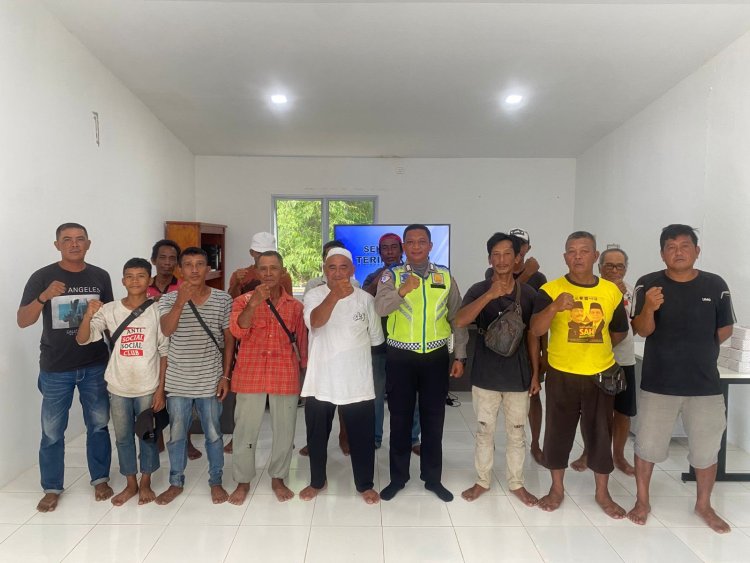 Satlantas Polres Lingga Edukasi Pengendara Becak Motor, Wujudkan Keselamatan Berlalu Lintas yang Berbudaya