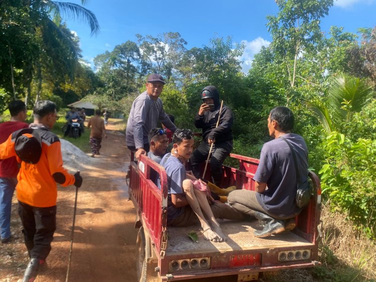 Sinergi Tim Gabungan Berhasil Temukan Lansia Hilang di Singkep Barat