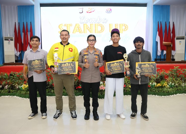 Stand Up Comedy Meriahkan Hari Bhayangkara ke-80, Wakapolda Kepri: Polri Terbuka Terhadap Kritik