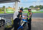 Stop Pelanggaran, Stop Kecelakaan, Satlantas Polres Lingga Intensifkan Edukasi Pengguna Jalan