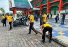 Polres Karimun Gelar Kerja Bakti Gerakan Indonesia Asri di Meral Barat