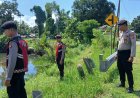 Patroli Daerah Rawan Bencana, Polsek Daik Lingga Tingkatkan Kesiapsiagaan dan Imbau Warga Waspada Cuaca Ekstrem