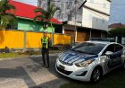 Polisi Hadir di Tengah Masyarakat, Satlantas Polres Lingga Amankan Ibadah Minggu di Gereja