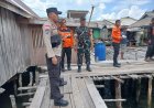 Patroli Humanis Polsek Senayang, Edukasi Warga Hadapi Potensi Bencana Hidrometeorologi