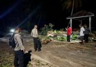 Respons Cepat Polsek Dabo Singkep Tangani Pohon Tumbang Akibat Cuaca Ekstrem di Desa Lanjut