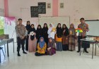 Satbinmas Polres Lingga Berikan Edukas Anti-Bullyingi dan Bantuan untuk Santri