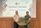 Danlanud Hang Nadim Batam Tinjau Lapas Kelas IIA Batam, Perkuat Sinergi dan Kolaborasi Antarinstansi