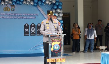 Polresta Barelang Gelar Upacara Laporan Kenaikan Pangkat TMT 1 Juli 2026, Wujud Apresiasi atas Dedikasi Personel