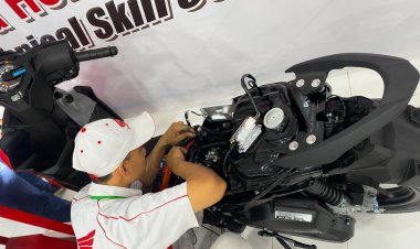181 Teknisi dan Service Advisor AHASS Ikuti Technical Skill Contest Honda Kepri 2026